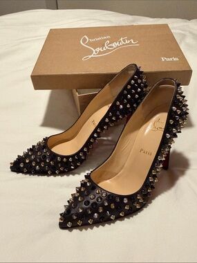Christian Louboutin Pigalle Metal Spikes-size 39.5
